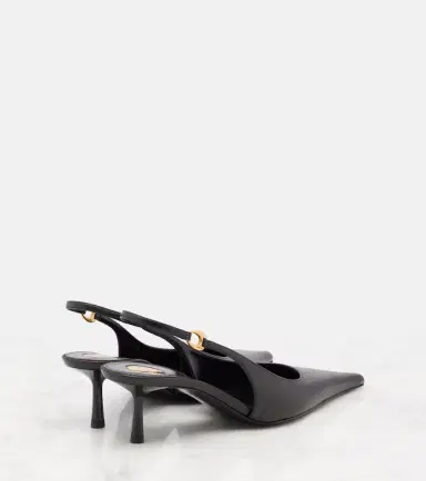 Saint Laurent Vendome 50 leather slingback pump | Thumbnail 3