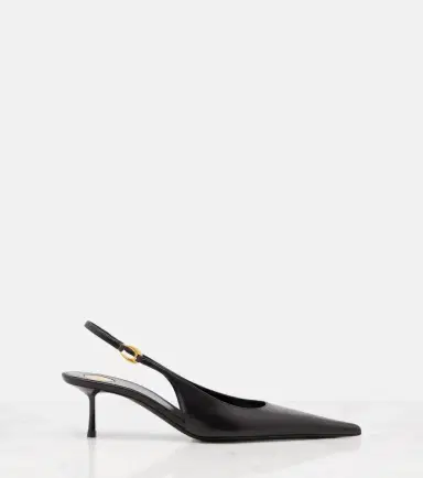 Saint Laurent Vendome 50 leather slingback pump | Thumbnail 4