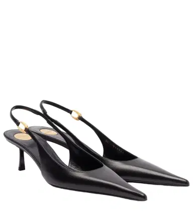 Saint Laurent Vendome 50 leather slingback pump | Thumbnail 1
