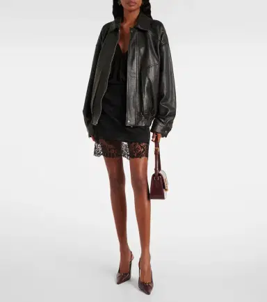 Saint Laurent Babylone Breteuil leather slingback pumps | Thumbnail 5 Saint Laurent Babylone Breteuil leather slingback pumps | Thumbnail 5