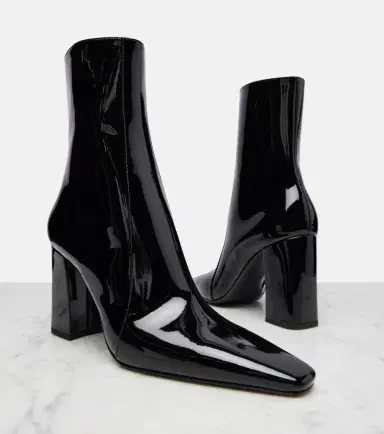 Saint Laurent Rainer 90 patent leather ankle boots | Thumbnail 2