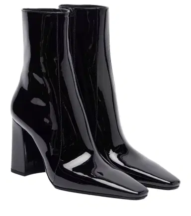 Saint Laurent Rainer 90 patent leather ankle boots | Thumbnail 1