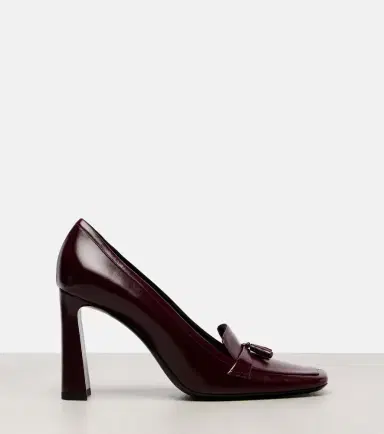 Saint Laurent Chloé 90 leather loafer pumps | Thumbnail 3 Saint Laurent Chloé 90 leather loafer pumps | Thumbnail 3