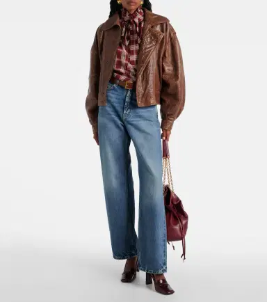 Saint Laurent Chloé 90 leather loafer pumps | Thumbnail 5 Saint Laurent Chloé 90 leather loafer pumps | Thumbnail 5