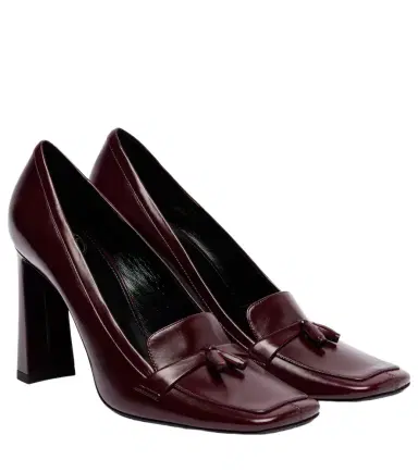 Saint Laurent Chloé 90 leather loafer pumps | Thumbnail 1 Saint Laurent Chloé 90 leather loafer pumps | Thumbnail 1