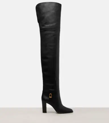 Saint Laurent Julia 85 leather over-the-knee boots | Thumbnail 4