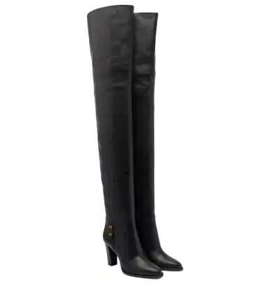 Saint Laurent Julia 85 leather over-the-knee boots | Thumbnail 1
