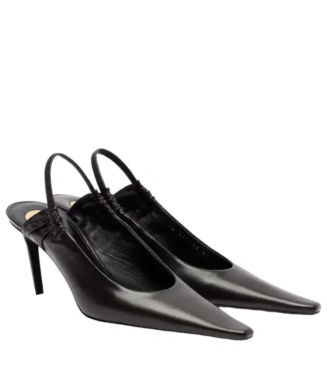 Saint Laurent Anne-Marie 75 leather slingback pumps
