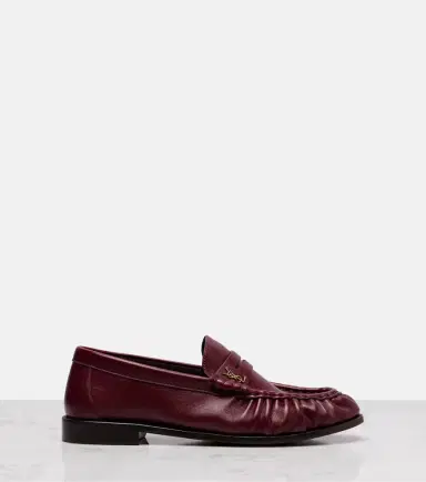 Saint Laurent Le Loafer Cassandre leather penny loafers | Thumbnail 3