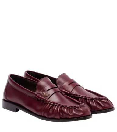 Saint Laurent Le Loafer Cassandre leather penny loafers | Thumbnail 1