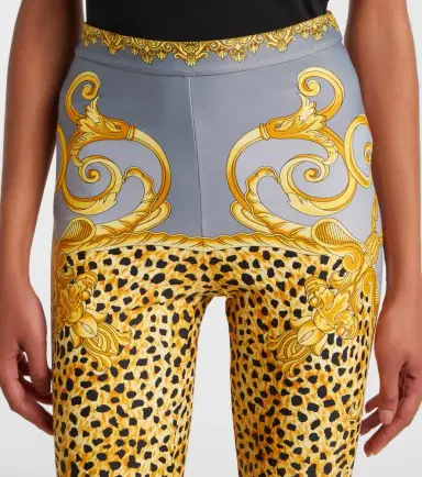 Versace Printed jersey leggings | Thumbnail 2