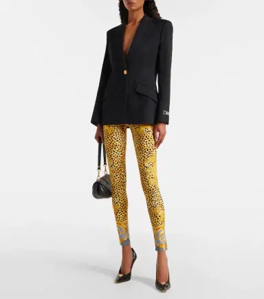 Versace Printed jersey leggings | Thumbnail 5