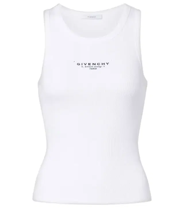 Stamp cotton tank top