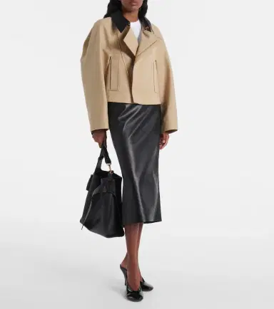 Givenchy Cropped cotton and wool jacket | Thumbnail 2 Givenchy Cropped cotton and wool jacket | Thumbnail 2