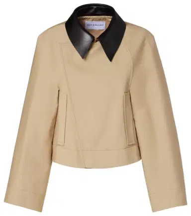 Givenchy Cropped cotton and wool jacket | Thumbnail 1 Givenchy Cropped cotton and wool jacket | Thumbnail 1