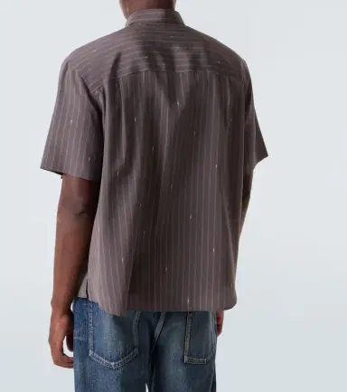 Saint Laurent Cassandre silk crêpe de chine shirt | Thumbnail 5