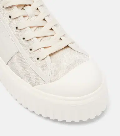 Hogan H-stripes canvas and leather sneakers | Thumbnail 4