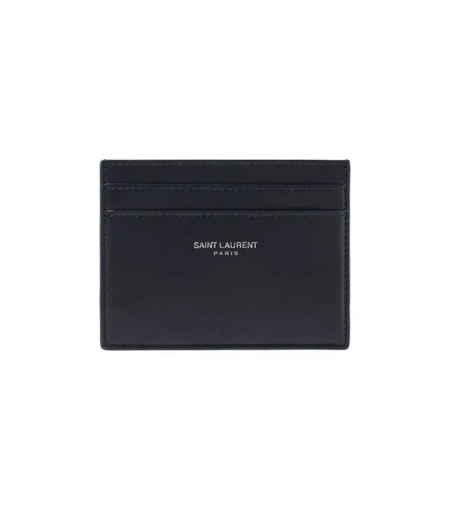 Saint Laurent Logo leather card holder