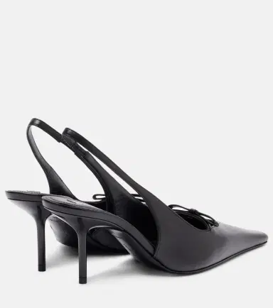 Victoria Beckham 75 leather slingback pumps | Thumbnail 3 Victoria Beckham 75 leather slingback pumps | Thumbnail 3