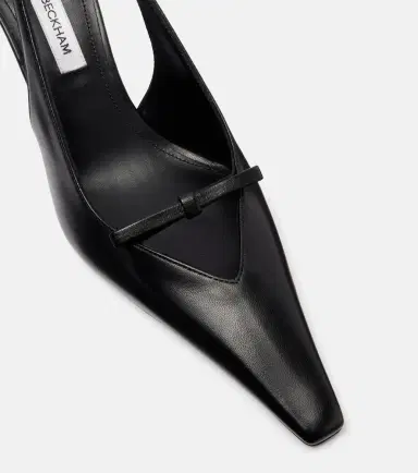 Victoria Beckham 75 leather slingback pumps | Thumbnail 4 Victoria Beckham 75 leather slingback pumps | Thumbnail 4
