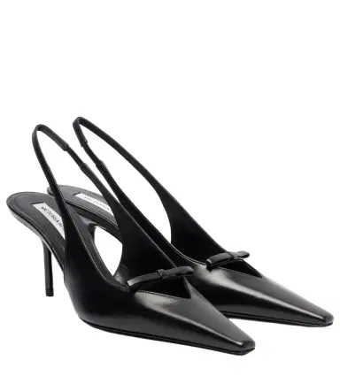 Victoria Beckham 75 leather slingback pumps | Thumbnail 1 Victoria Beckham 75 leather slingback pumps | Thumbnail 1