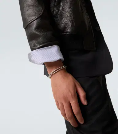 Saint Laurent Logo chain bracelet | Thumbnail 4