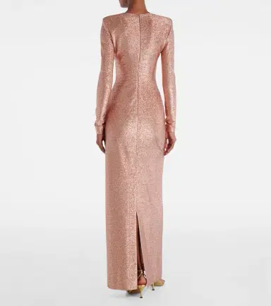 Oscar de la Renta Lamé gown | Thumbnail 3 Oscar de la Renta Lamé gown | Thumbnail 3