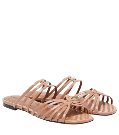 Zimmermann Aura patent leather sandals | Thumbnail 1 Zimmermann Aura patent leather sandals | Thumbnail 1