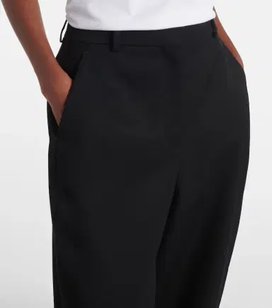 Givenchy Cocoon wool grain de poudre barrel-leg pants | Thumbnail 5 Givenchy Cocoon wool grain de poudre barrel-leg pants | Thumbnail 5