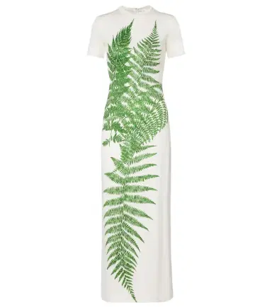 Oscar de la Renta Printed jersey T-shirt dress | Thumbnail 1 Oscar de la Renta Printed jersey T-shirt dress | Thumbnail 1