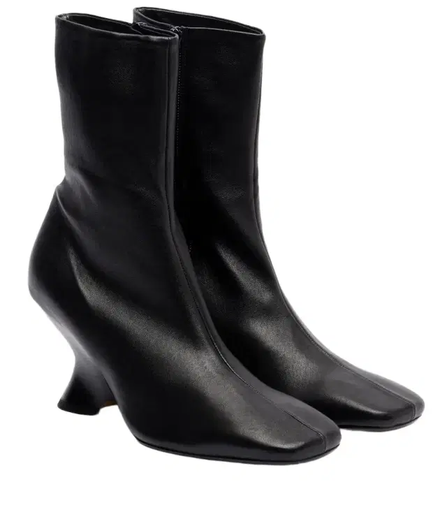 Dries Van Noten 75 leather ankle boots
