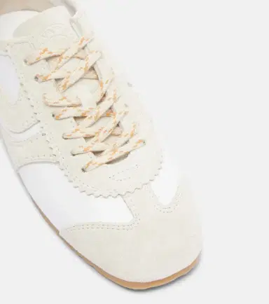 Dries Van Noten Suede-trimmed leather sneakers | Thumbnail 2