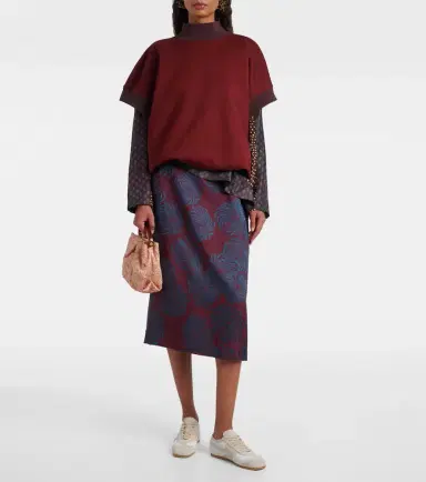 Dries Van Noten Suede-trimmed leather sneakers | Thumbnail 5