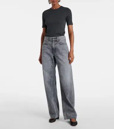 SLVRLAKE Cassie high-rise wide-leg jeans | Thumbnail 3