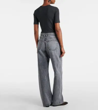 SLVRLAKE Cassie high-rise wide-leg jeans | Thumbnail 4