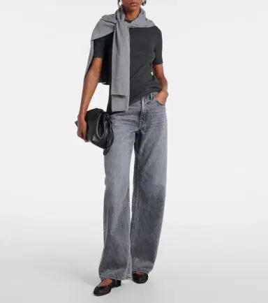 SLVRLAKE Cassie high-rise wide-leg jeans | Thumbnail 6