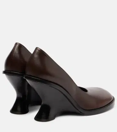 Dries Van Noten 95 leather wedges | Thumbnail 3