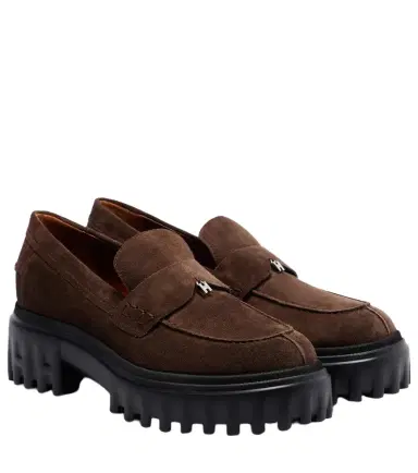 Hogan H700 leather platform loafers | Thumbnail 1