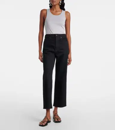 SLVRLAKE London mid-rise cropped straight jeans | Thumbnail 2 SLVRLAKE London mid-rise cropped straight jeans | Thumbnail 2