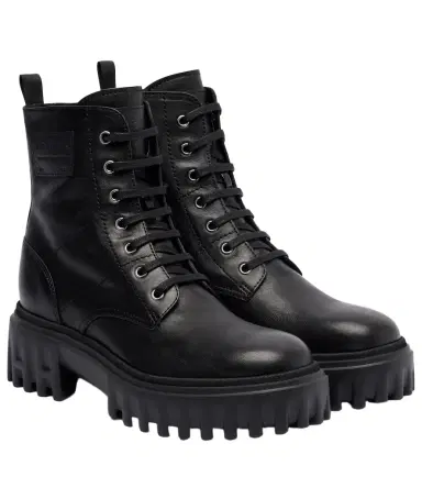 Hogan H700 leather combat boots | Thumbnail 1