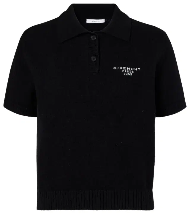 Wool and cashmere polo sweater
