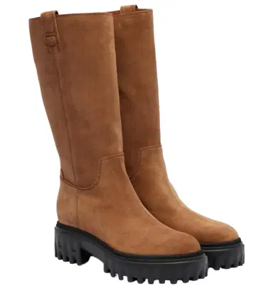 Hogan H700 Stivali suede knee-high boots | Thumbnail 1