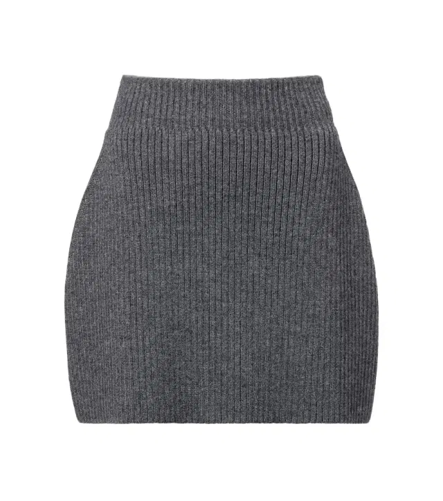 Givenchy Ribbed-knit wool and alpaca-blend miniskirt