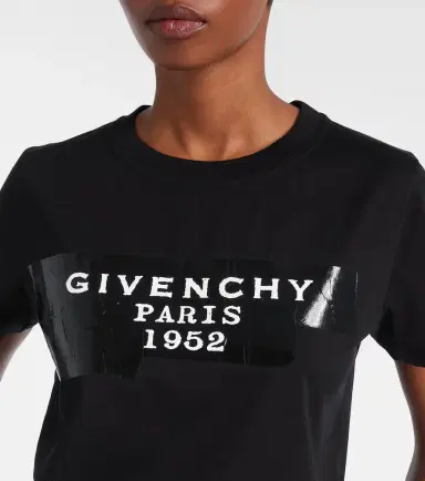 Givenchy Distressed printed cotton jersey T-shirt | Thumbnail 3