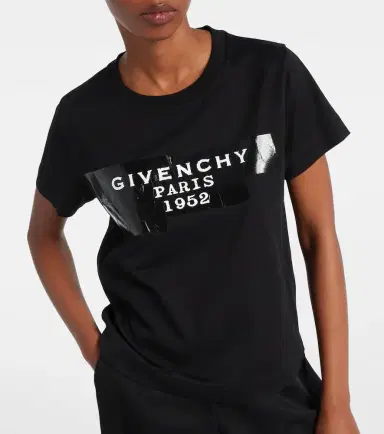 Givenchy Distressed printed cotton jersey T-shirt | Thumbnail 4