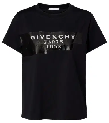 Givenchy Distressed printed cotton jersey T-shirt | Thumbnail 1