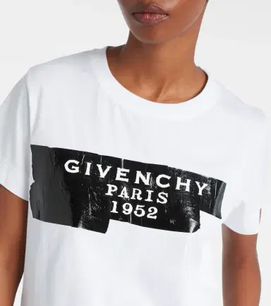 Givenchy Distressed printed cotton jersey T-shirt | Thumbnail 5