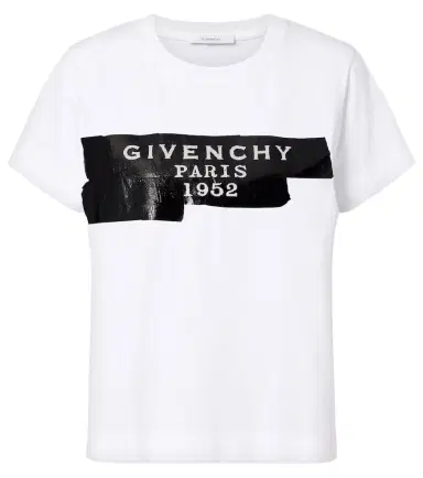 Givenchy Distressed printed cotton jersey T-shirt | Thumbnail 1