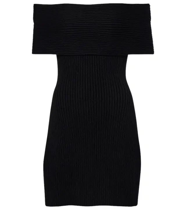 Ribbed-knit wool and alpaca-blend minidress