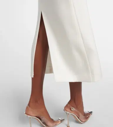 Alex Perry Bow-detail crêpe satin gown | Thumbnail 3